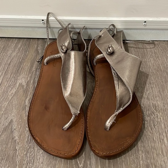 Silver Sandals - Picture 1 of 2